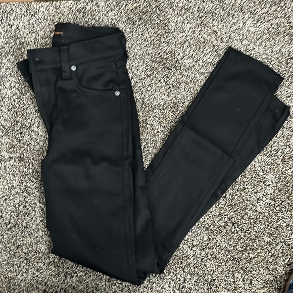 Nudie Jeans Lean Dean Dry Ever Black, NWT - Picture 2 of 6